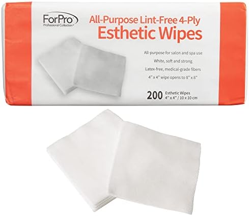 ForPro All-Purpose Lint-Free 4-Ply Esthetic Wipes, 200ct/6pk, 4"x4" - Image 3