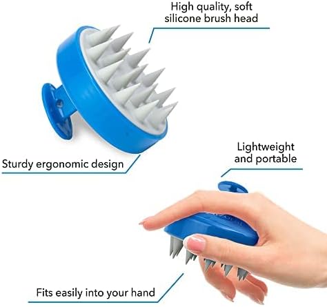 Nizoral Hair Shampoo Brush, Scalp Massager for All Hair Types, 2 Pack - Image 3