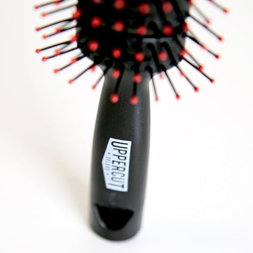 Uppercut Deluxe Vent Brush for Men – Blow Dry Hair Brush with Vented Design for Maximum Airflow, Flexible Ball-Tip Bristles for Control, Styling Brush for Medium to Long Hair, Barber & Grooming Tool - Image 3