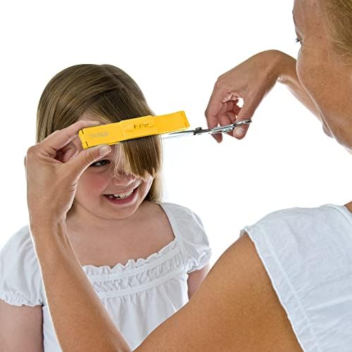 Original CreaClip MEDIUM and Scissors For FINE, THIN HAIR - As seen on Shark Tank - Hair Cutting Tool for Layers Bangs Split Ends Kids Hair Cut, Hair Cutting Guide - Image 6