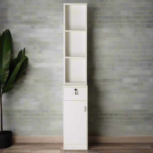 BarberPub Wall Mount Hair Styling Barber Station3036-1 (White) - Image 2