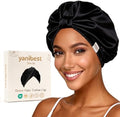 YANIBEST Breathable Soft Breeze Satin Bonnet for Sleeping,Silk Feeling Cap by yanibest