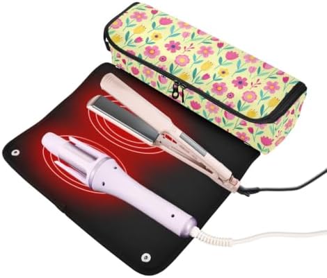 Yuiboo Curling Iron Travel Case with Heat Resistant Mat - Image 2