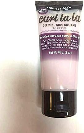 Aunt Jackie's Curl La La defining curl custard Travel Size 3oz by AuntJackies