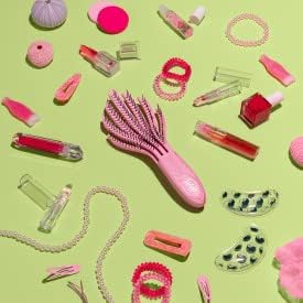 Wet Brush Go Green Curl Detangler Hair Brush - Pale Pink Ultra-Soft IntelliFlex Detangling Bristles Glide Through Tangles with Ease - Great For Curly Hair-No Split Ends & Pain-Free for Wet or Dry Hair - Image 6