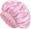 Satin Silk Bonnet for Hair, Double Layer Sleep Cap for Men & Women by Doitory