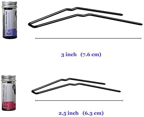 Hairpins for Bun ROCST Bobby Pins Clips for Ballet Woman girl Hairdressing salon 12pcs (2.5 inch, Brown) - Image 4