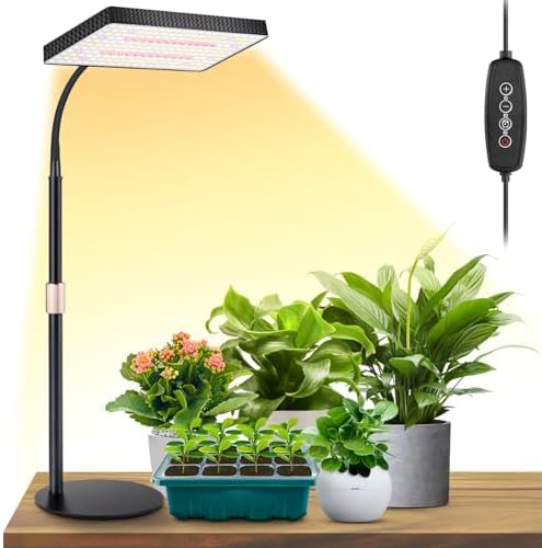 LBW Desk Grow Light, 214 LEDs Full Spectrum Plant Light for Indoor Plants by LBW