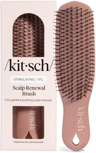 Kitsch Scalp Renewal Brush - Hairbrush Scalp Massager - Terracotta by Kitsch