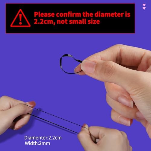 Teenitor 2000Pcs black rubber bands for Hair Small Elastic Hair ties - Image 4