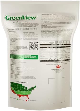 GreenView Pure Grass Seed Perennial Ryegrass Blend, 3 lb. Bag - Image 3