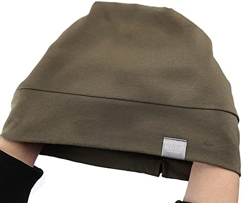 Beanie Sleep Hats Bonnet for Women Girls Curly Frizzy Hair Cover - Image 5