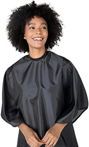Betty Dain Whisper Hair Cutting & Styling Cape, 45" x 55", Black - Image 2
