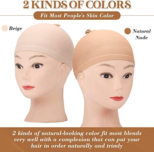 Mepase 200 Pcs Wig Caps Nylon Stocking Caps Bulk - Image 2