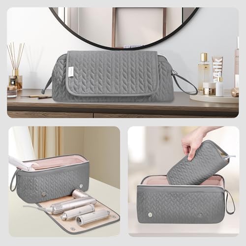 KarSyon Hair Tools Travel Bag with Hot Tool Mat 2 in 1 Organizer Bags - Image 2