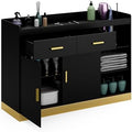 Salon Station, Free Standing Barber Cabinet for Hair Styling by HolaiNail