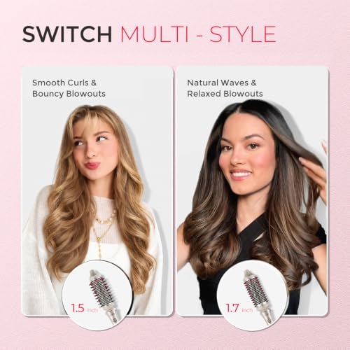 TYMO Thermal Brush Curling Brush, STYLUX 1.5" Heated Round for Blowout Look - Image 5