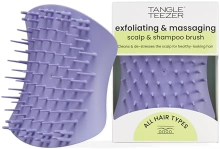 Tangle Teezer Scalp & Shampoo Brush to Exfoliate & Massage, Lavender Purple by TangleTeezer
