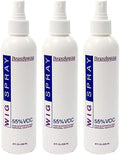 Non-Aerosol Wig Spray for Synthetic & Natural Hair Wigs, 3 Pack by brandywine