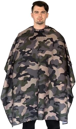 Barber Strong The Barber Cape Haircut Cover for Men, Hair Repelling and Static-Reducing Material, Water Resistant Fabric by BarberStrong