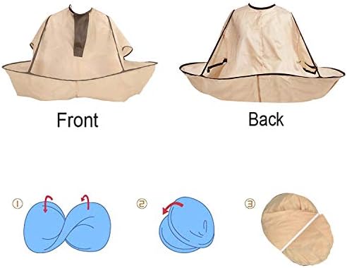 Barber Cloak,Hair Cutting Cloak Umbrella Cape Salon Barber Hairdressing Gown for Adult - Image 7