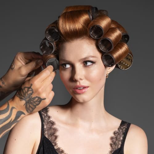 Fromm Thermalux Aluminum Hair Rollers for Volume, Waves, & Curtain Bangs, Heat-Retaining Aluminum Core, Self-Grip Surface, Ionic Technology, Lightweight Professional Rollers, 1.5", 4-Pack - Image 2