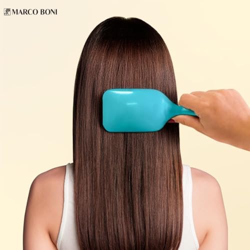 Marco Boni Free Flex Detangling Hair Brush, Flexible Hairbrush for Wet & Dry Hair, Pain-Free Detangler, Ergonomic Handle, All Hair Types, Noite Rosa - Image 5