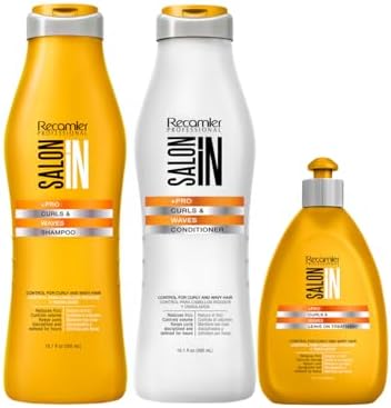 Salon In by Recamier | Curls & Waves Shampoo, Conditioner & Leave-On by RECAMIERPROFESSIONALSALONIN