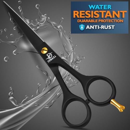 DEMAXA Professional Hair Scissors 6.5 Inch - Premium High Carbon Stainless Steel Barber Salon Hair Shears for Haircut Scissors - Ergonomic Design Super-Sharp Hair cutting Shears Blades - Image 3