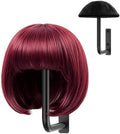 1 Pack Wig Stand Wall Mount, Metal Wig Display Holder with Velvet Cover by GIGIFTREE