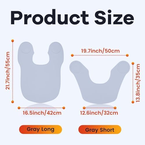 Wokyo Silicone Hair Cutting Collar, Non-slip Hair Cutting Mat Haircut Cape Catcher Neck Wrap Guard Neck Fitting Accessories - Image 3