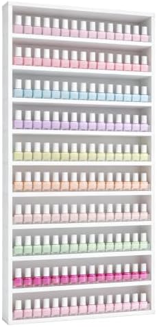 Nail Polish Organizer，10-Tier Storage Rack Holds 200 Bottles by ABTSalon