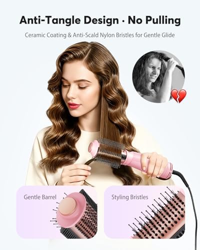 Bopcal Dual Voltage Hair Dryer Brush, 2 Inch Mini Blowout Brush - Image 6