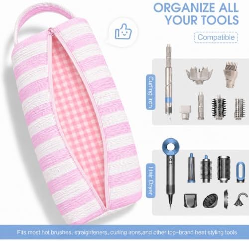 Quilted Hair Tools Travel Case for Dyson Airwrap and Styling Tools - Image 4