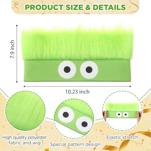 Crazy Wig Hairy Headband Hat - Image 2