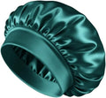 BONNET QUEEN Silk Bonnet for Sleeping Women Satin Bonnet Hair Wrap with Elastic Wide Band Sleep Cap for Curly Hair Night Cap by BonnetQueen