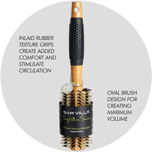 Sam Villa Signature Series Bristle Round Brush - Image 6