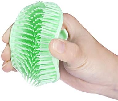 Hair Scalp Brush Dandruff Cleaning Shower Shampoo Scalp Head Massager 4 Pk - Image 3