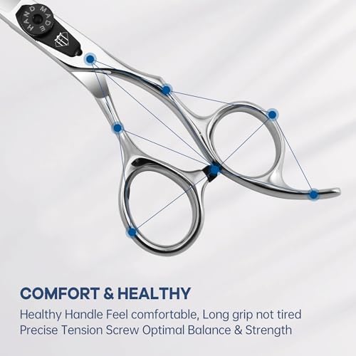 Professional Hair Cutting Scissors, 6.0 inch, Suitable for All Hair Types (Straight) - Image 5