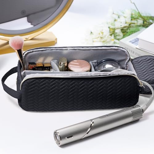 Large Hair Tools Travel Bag Compatible with Shark FlexStyle, Revlon & Dyson | Hair Dryer Brush Organizer, Flat Iron, Curling Iron, Makeup & Cosmetic Bag for Travel Essentials - Image 6