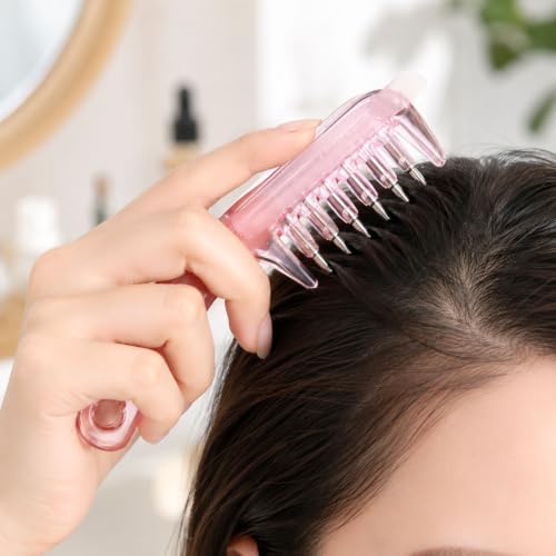 Hair Oil Applicator Comb, Hair Scalp Massaging Brush, # a - Image 2