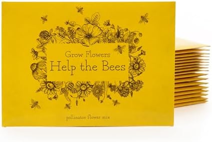 Bentley Wildflower Pollinator Mix, 25 Non-GMO Packets for Garden Planting, Non-Coated Flower Seeds to Grow Plants and Help Bees, Beautiful Gift - Image 2