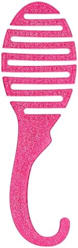 Wet Brush Shower Hair Brush Detangler-Exclusive Ultra-soft IntelliFlex Bristles-Minimizes Pain And Protects Against Split Ends and Breakage-Comb For Women,Men,Wet&Dry Hair-Pink Glitter (Pack of 2) - Image 2
