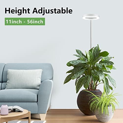 LBW 6.3" Grow Light, 72 LEDs Full Spectrum Grow Lights for Indoor Plants - Image 2