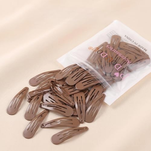 40 Counts Brown Hair Clips, 2 Inch Hair Barrettes for Women - Image 2