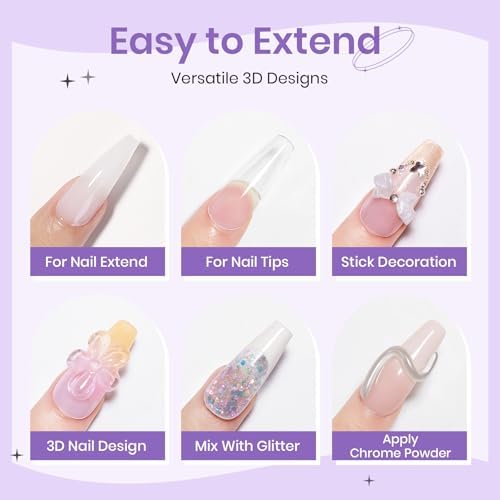 3d Sculpting Gel for Nail Art Non Stick Hand Hard Gel for Nails - Image 3