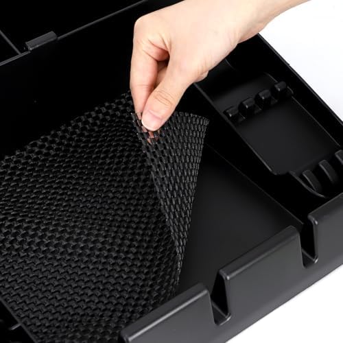Hedume Hair Salon Styling Tools Organizer with Anti-Slip Mat, Detachable Multifunctional Stylist Tool Tray Organizer for Hair Brush, Combs, Clips, Scissor, Shaver, Clippers, Trimmers & Other Tools - Image 4