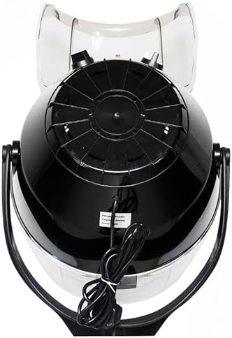 Black,Standing,Hair Conditioning Color Processor Adjustable Stand Up Bonnet Hair Dryer with Rolling Wheels for Home Salon Spa Beauty Equipment - Image 3