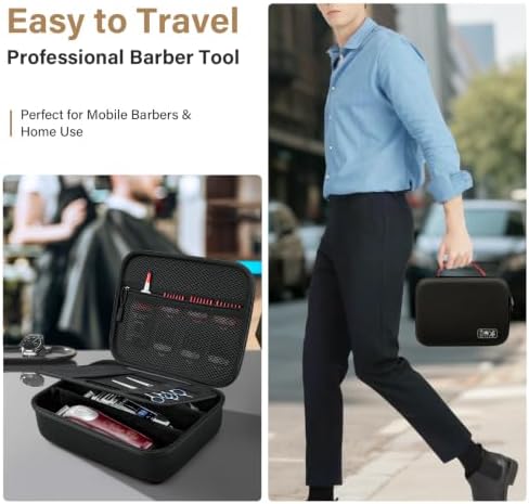 Barber Bag Hard Travel Hair Clipper Case for Clippers & Trimmers - Image 6