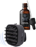 Black Wolf Sonic Scalp Head Massager & 100% Pure Argan Oil Bundle by BlackWolf